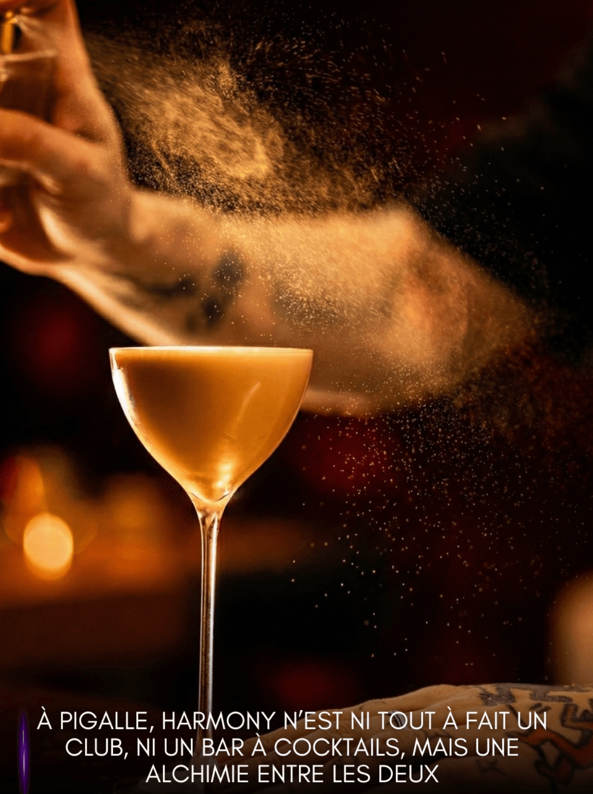 Un cocktail signature d'Harmony